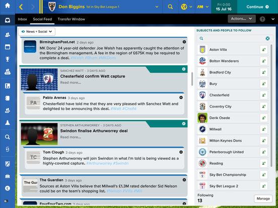 Portada de Football Manager Touch 2017