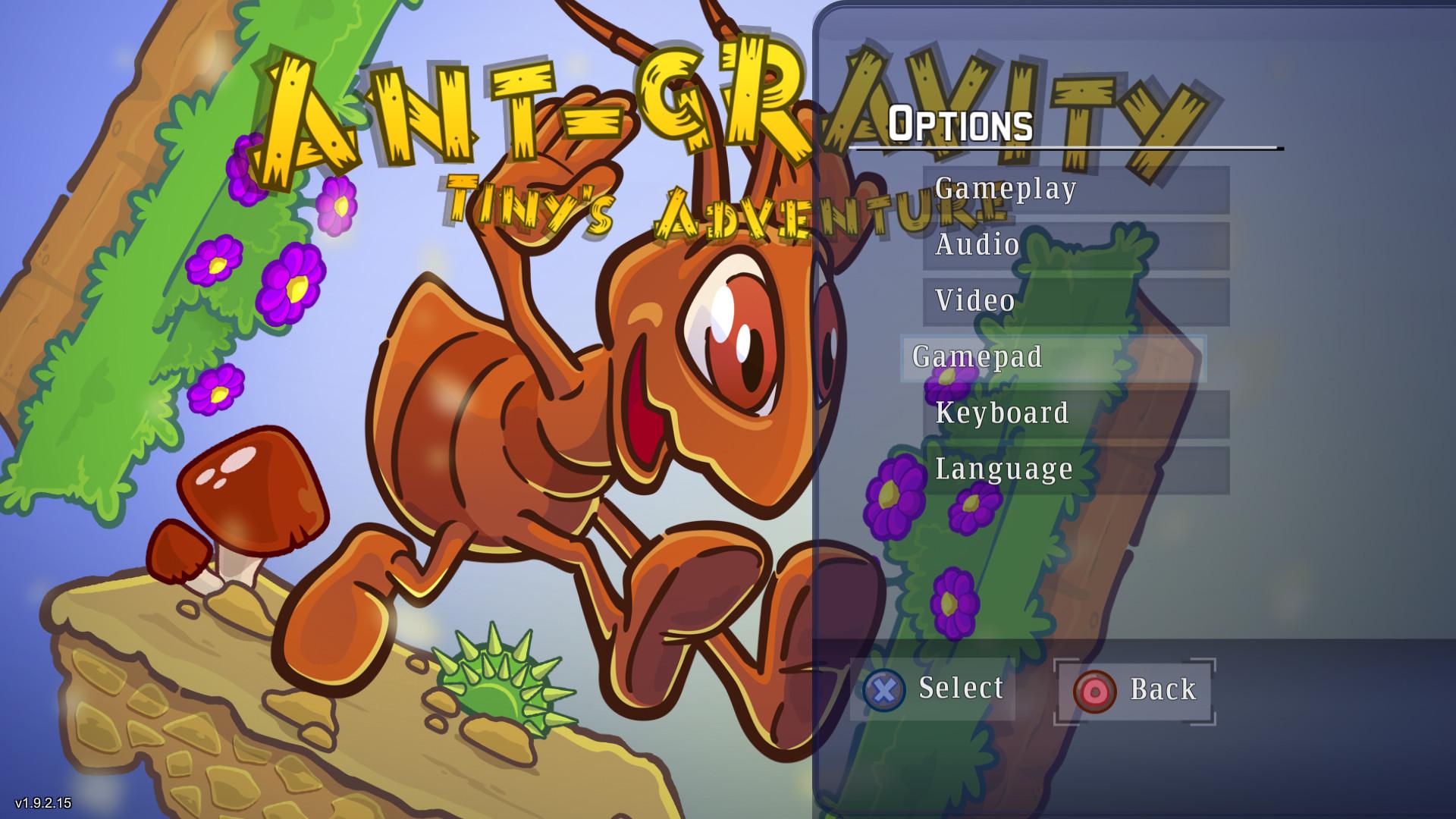 Portada de Ant-gravity: Tiny's Adventure