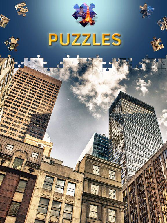 Portada de Cities Jigsaw Puzzles. Premium