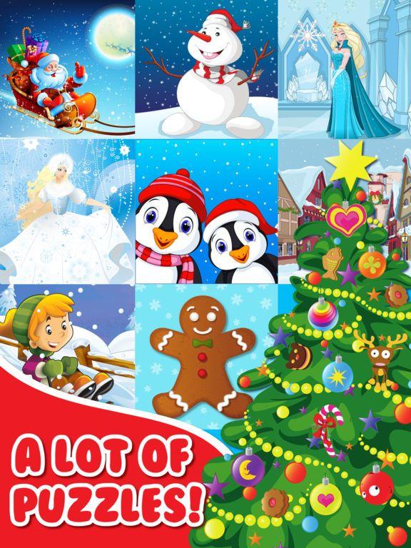 Portada de Christmas Jigsaw Puzzle Games for Toddler.s Kid.s