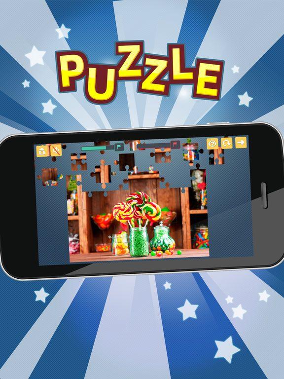 Portada de Candy Jigsaw Puzzles Games. Premium