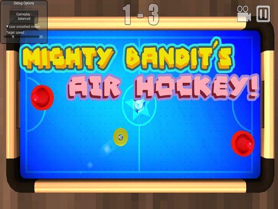 Portada de Mighty Bandit´s air hockey