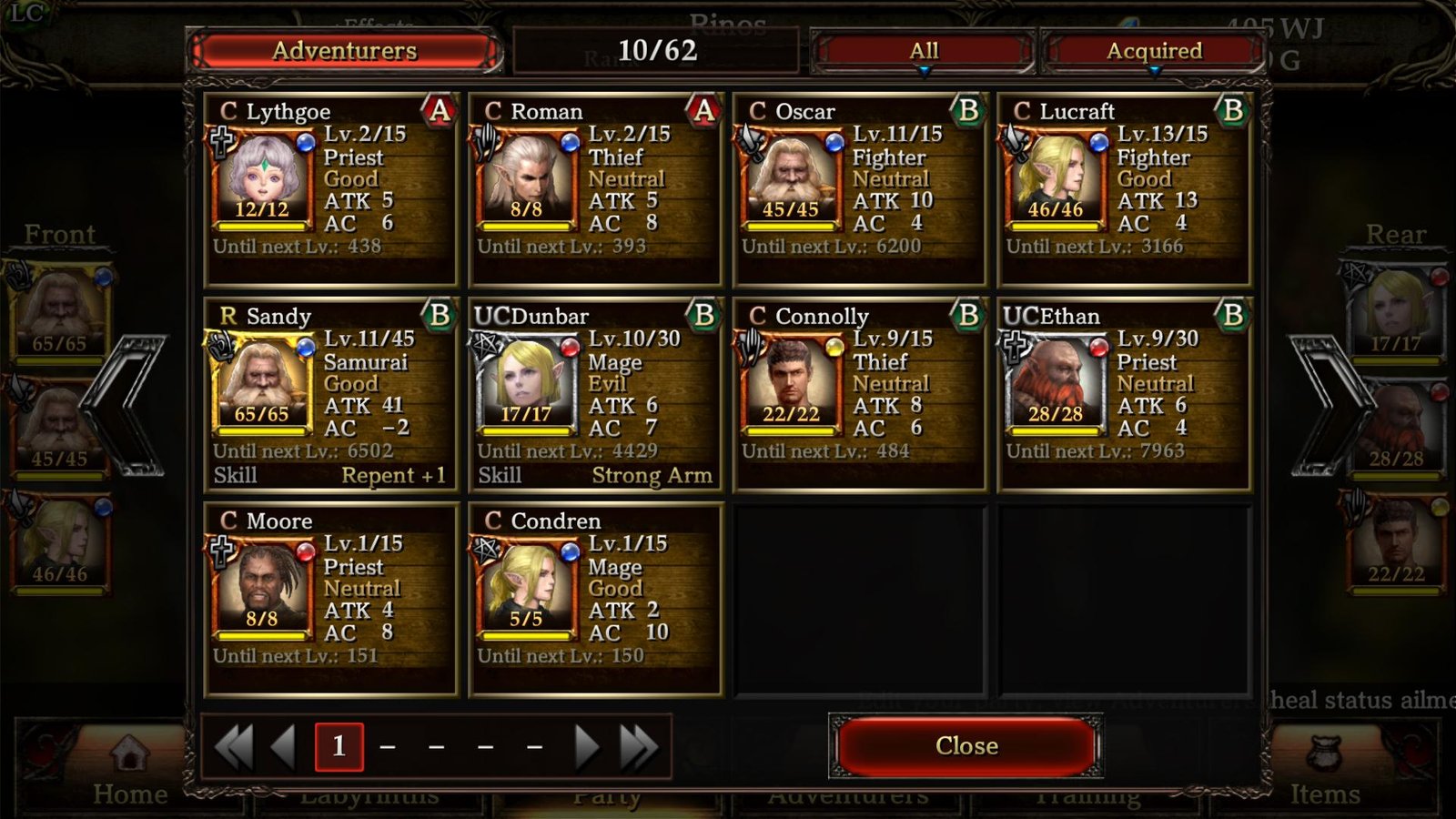 Portada de Wizrogue - Labyrinth of Wizardry