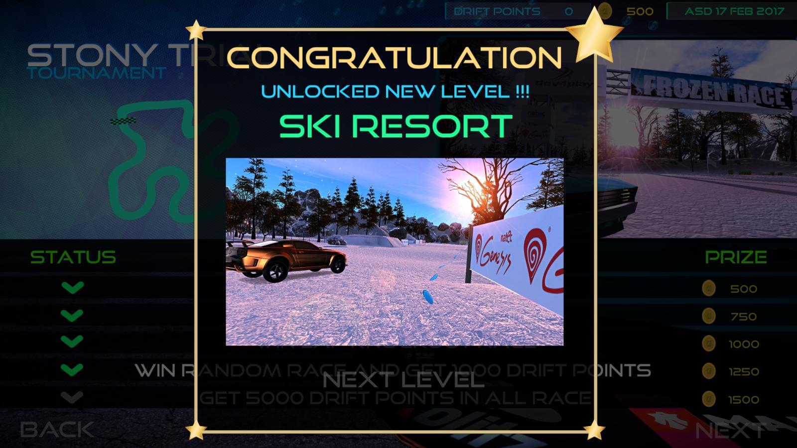 Portada de Frozen Drift Race