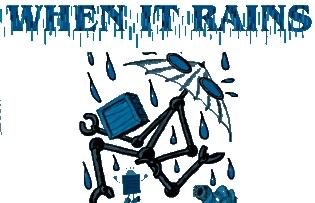 Portada de When It Rains