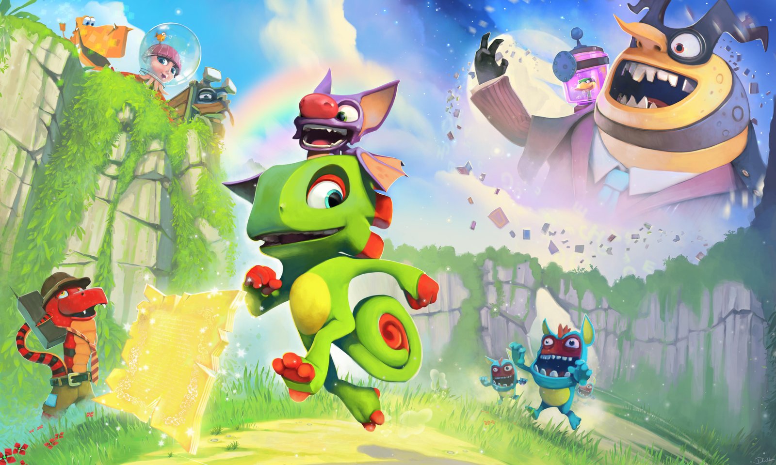 Portada de Yooka-Laylee