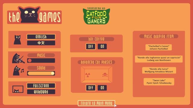 Portada de The Cat Games