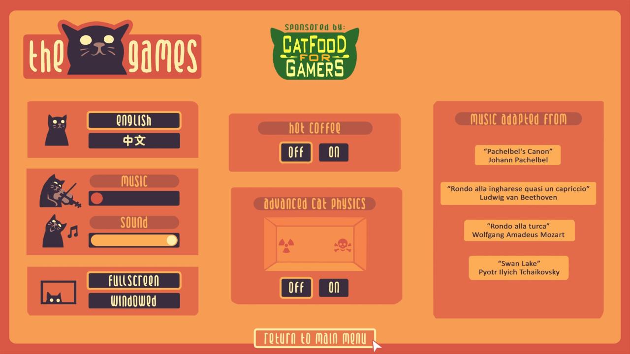 Portada de The Cat Games