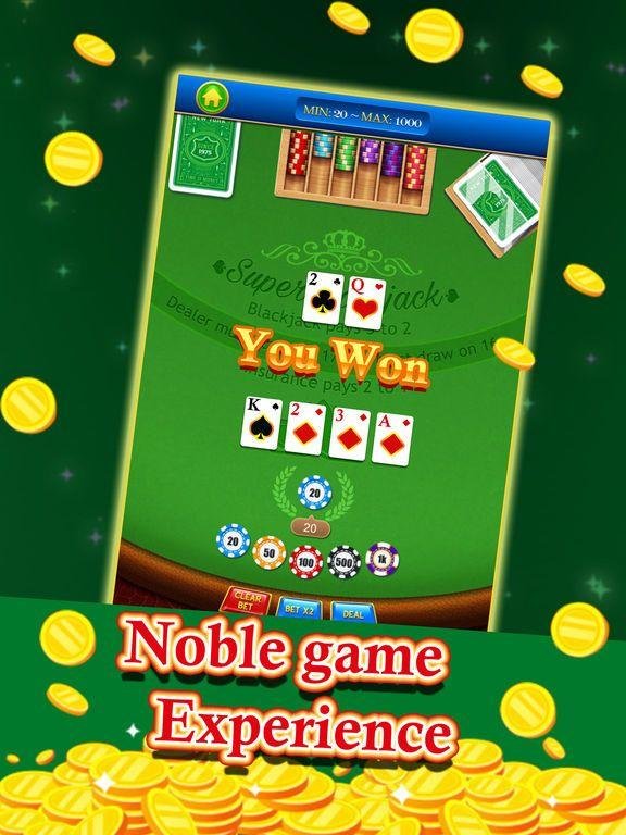 Portada de Blackjack+ Classic 21 poker game