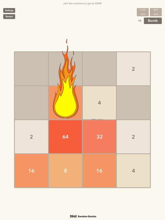 Portada de 2048 Random Bombs - (classic 3x3, 4x4, 5x5 2408)