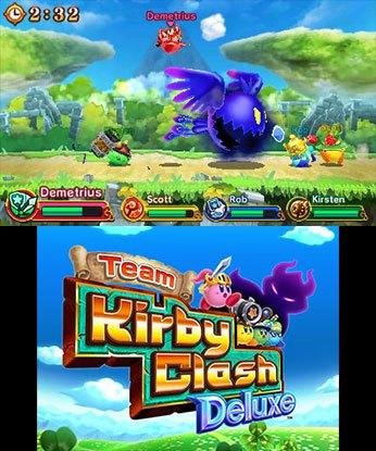 Portada de Team Kirby Clash Deluxe