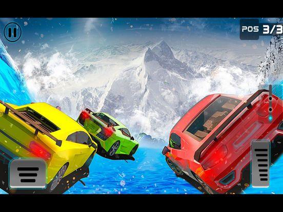 Portada de Frozen Water Slide Car driving simulator pro
