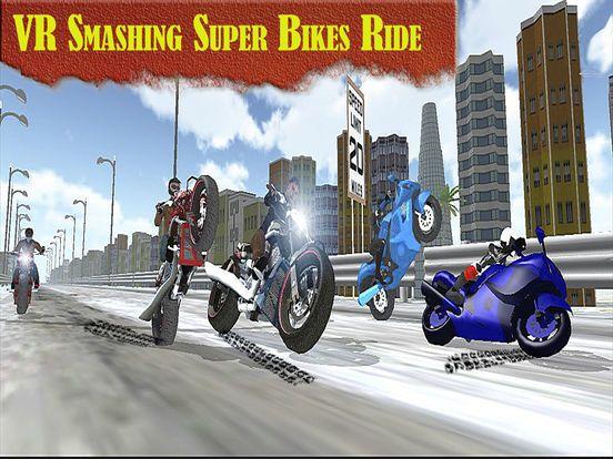 Portada de VR Heavy Bike Racer: Real Snow Highway Driver