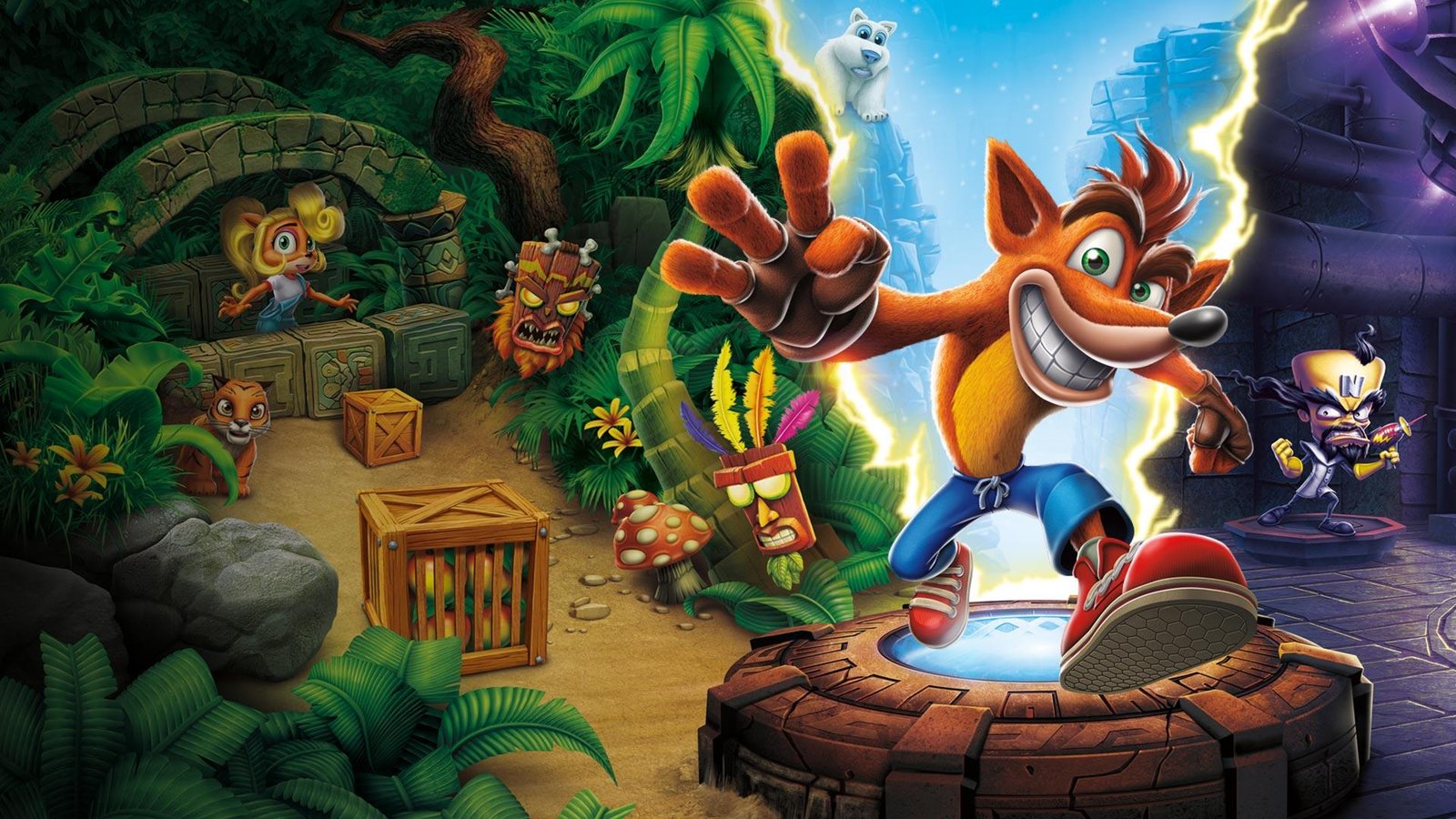 Portada de Crash Bandicoot N. Sane Trilogy