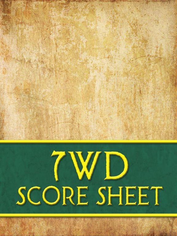 Portada de 7WD – Score Sheet