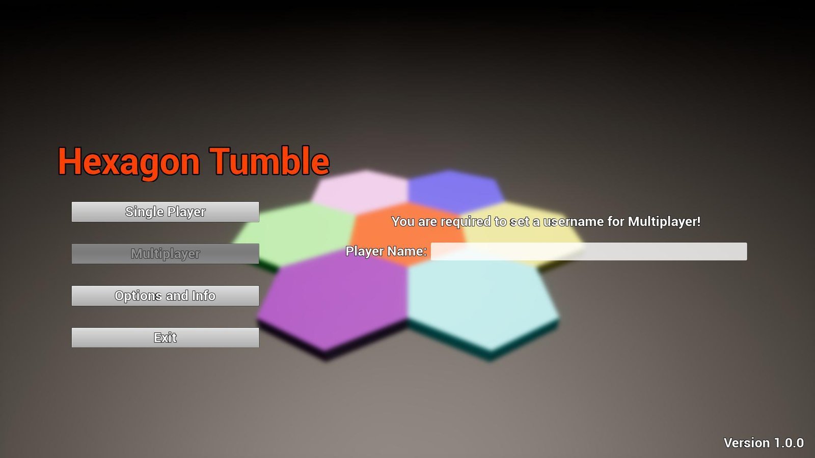 Portada de Hexagon Tumble