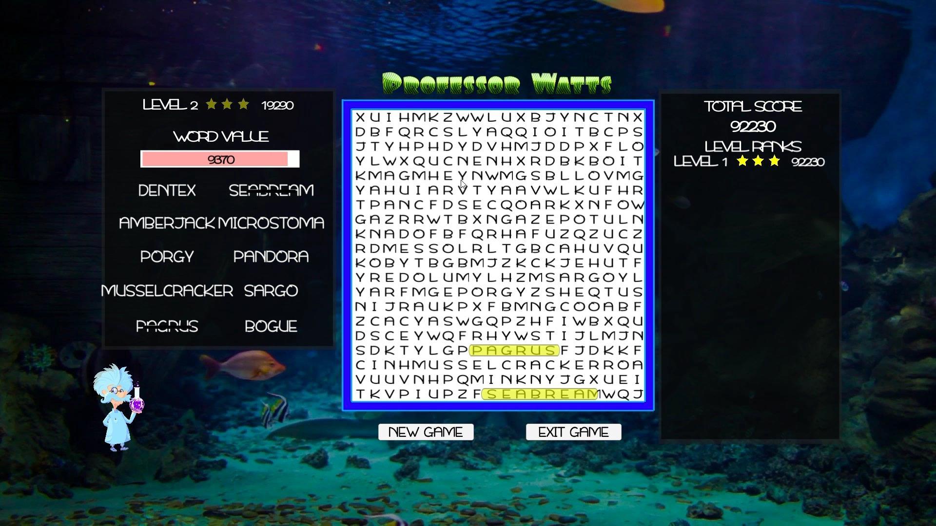 Portada de Professor Watts Word Search: Into The Ocean