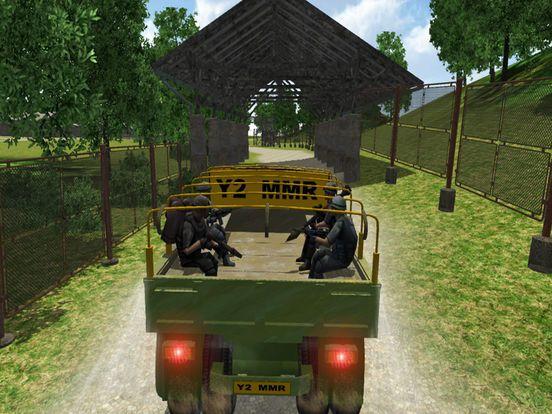 Portada de 4x4 Military Jeep Driving Simulator in War Land