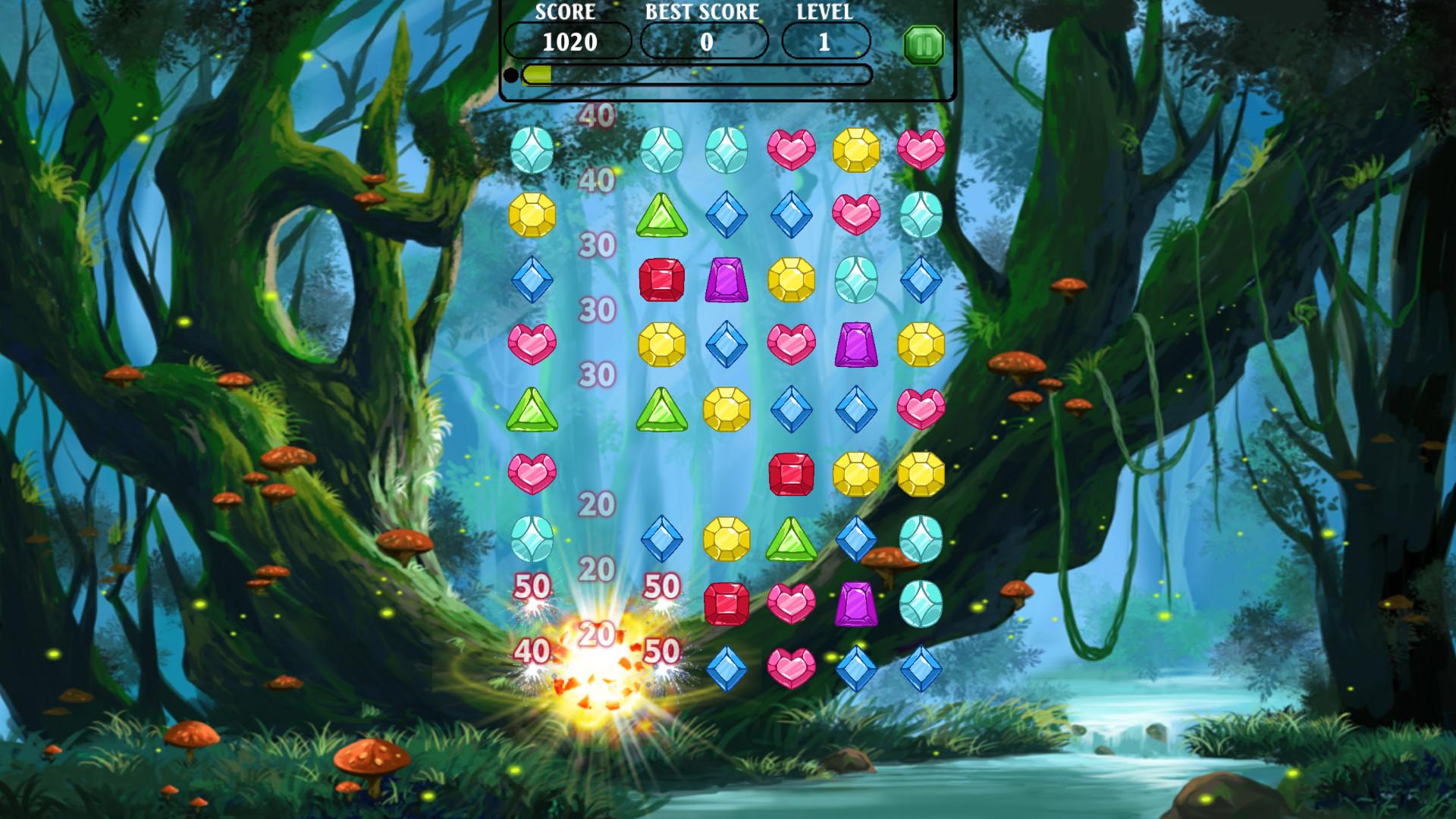 Portada de Jewels of the Mysterious Woodland
