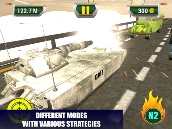 Portada de Tank Road Racing Combat & Traffic Rider Stunts