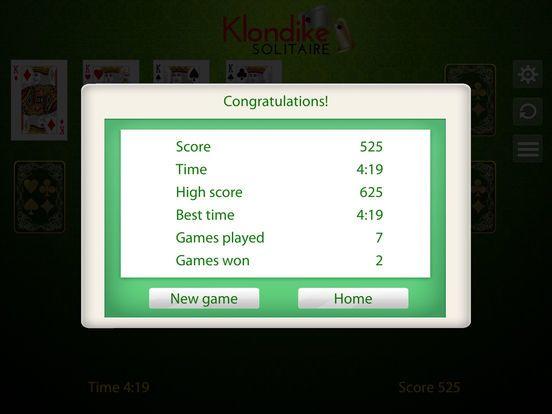Portada de Solitaire Klondike HD