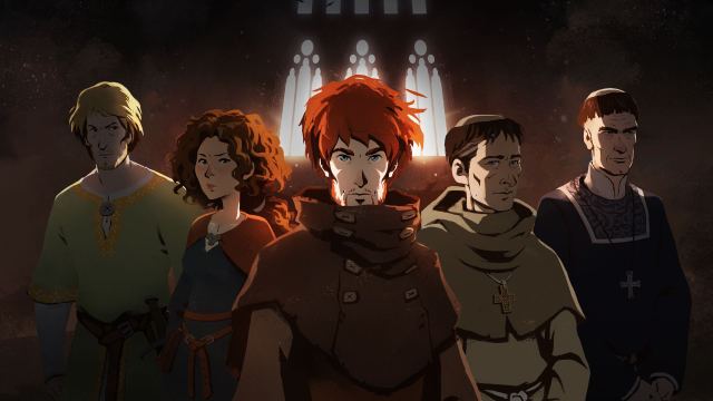 Portada de Ken Follett's The Pillars of the Earth