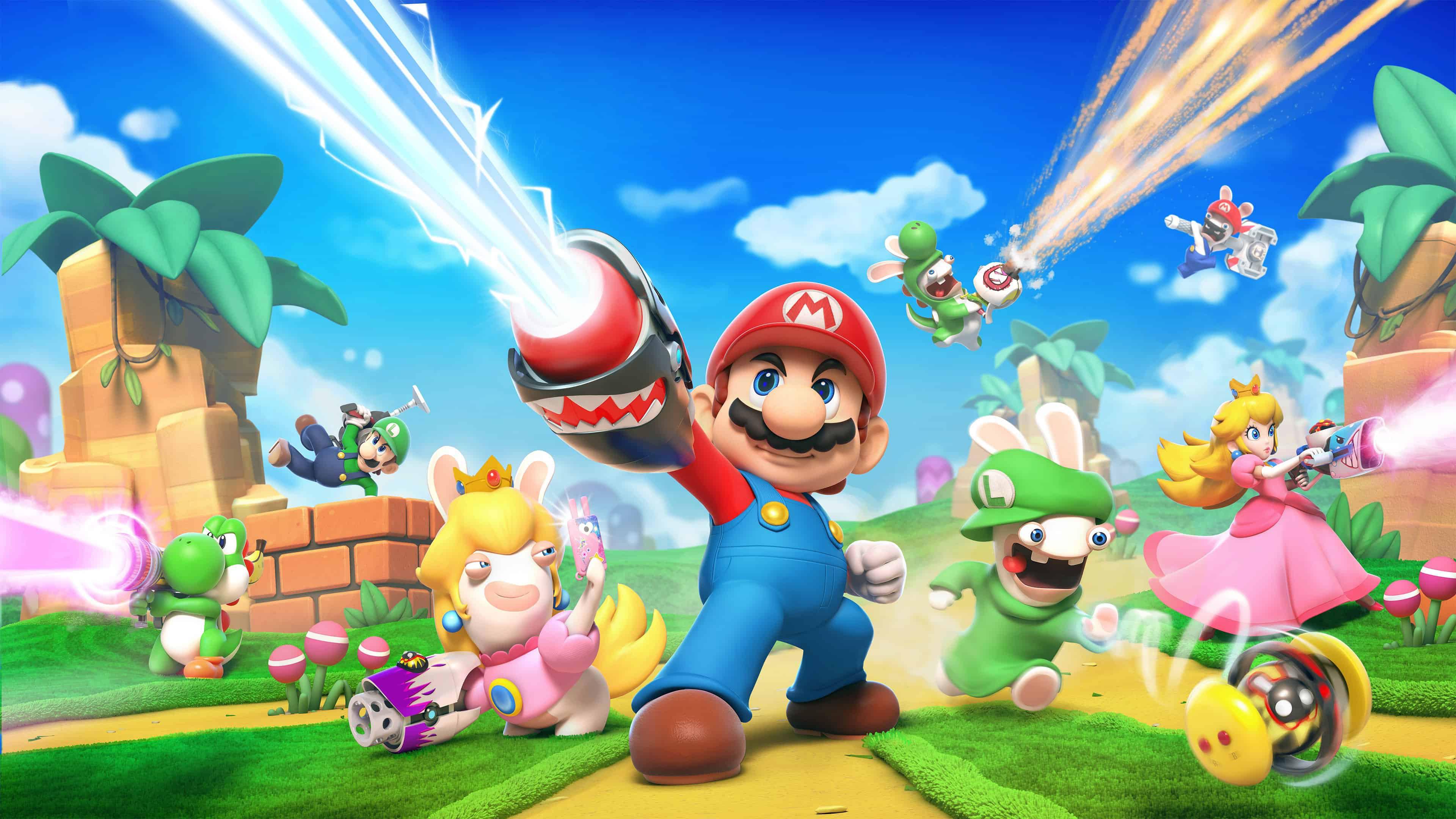 Portada de Mario + Rabbids Kingdom Battle