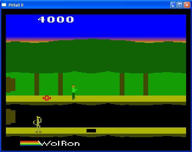 Portada de Atari 40th competition game 4. Pitfall 2 arcade demake