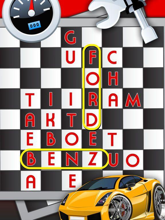 Portada de The Real Cars Super Fast Word Search Games