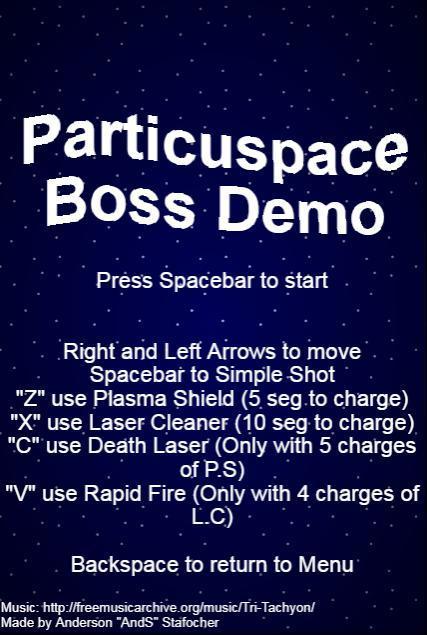 Portada de Particuspace Boss Demo 1