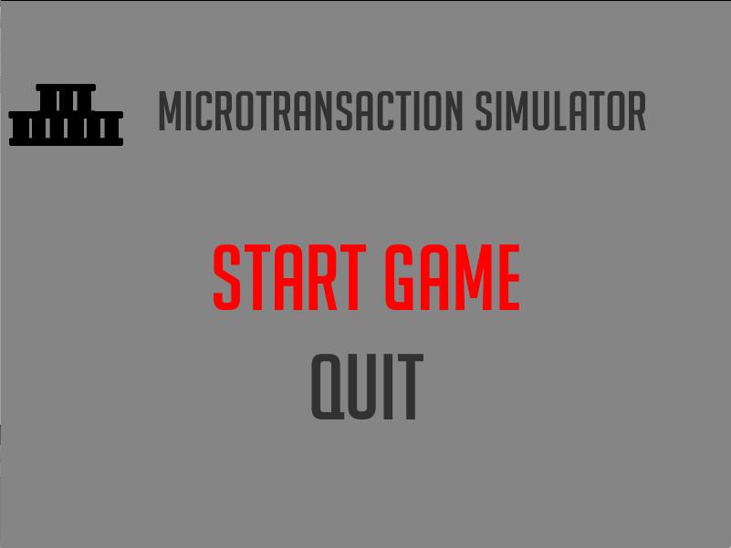 Portada de Microtransaction Simulator