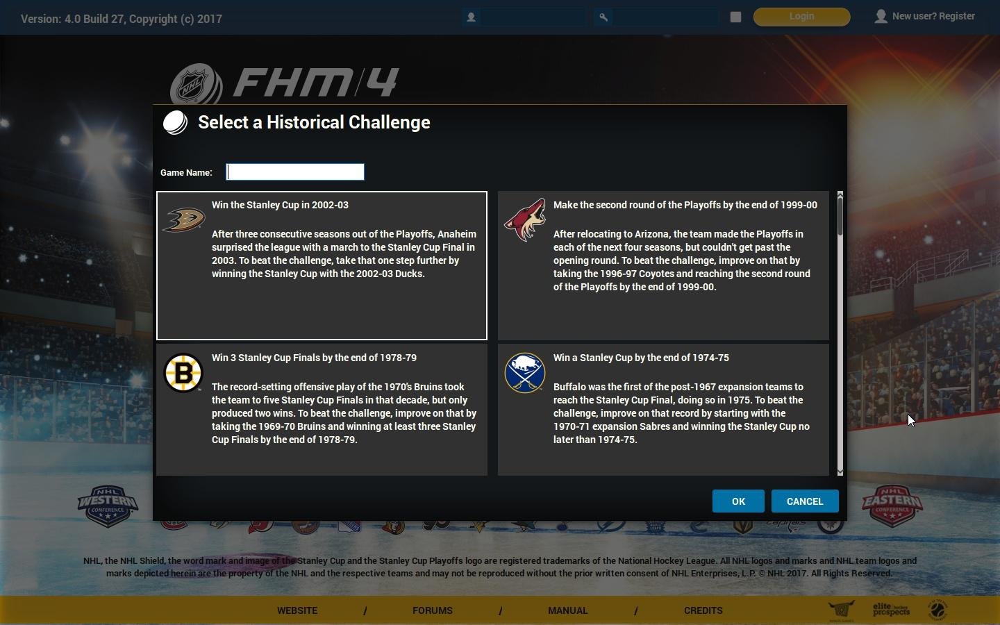 Portada de Franchise Hockey Manager 4