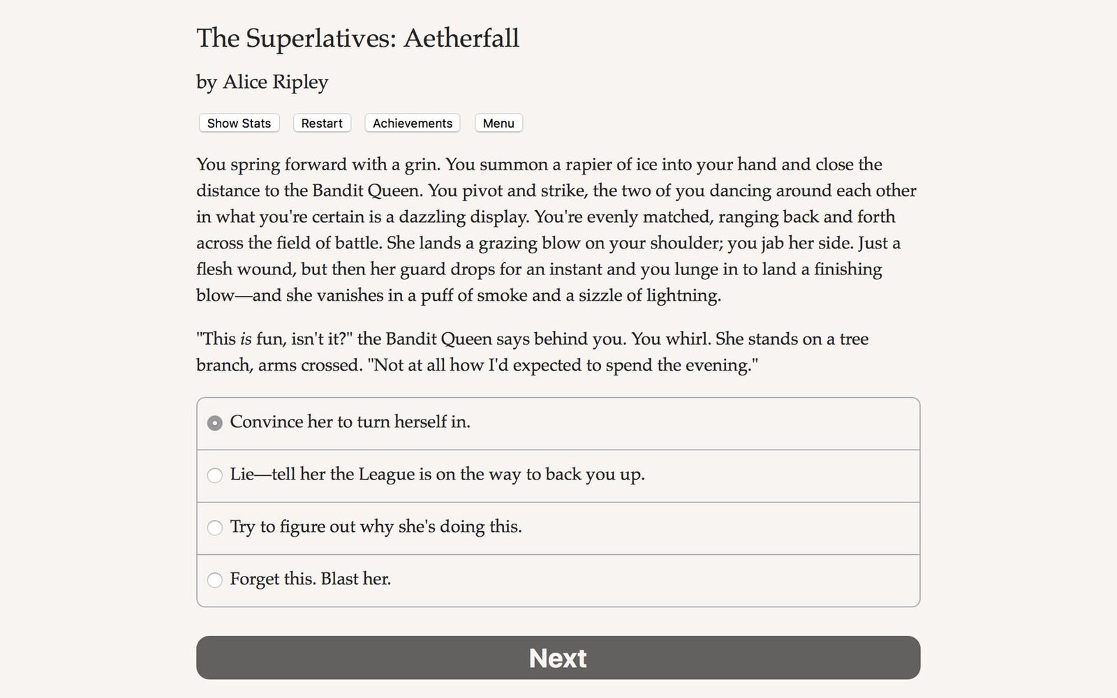 Portada de The Superlatives: Aetherfall