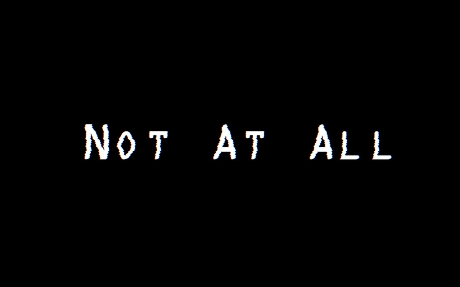 Portada de Not At All