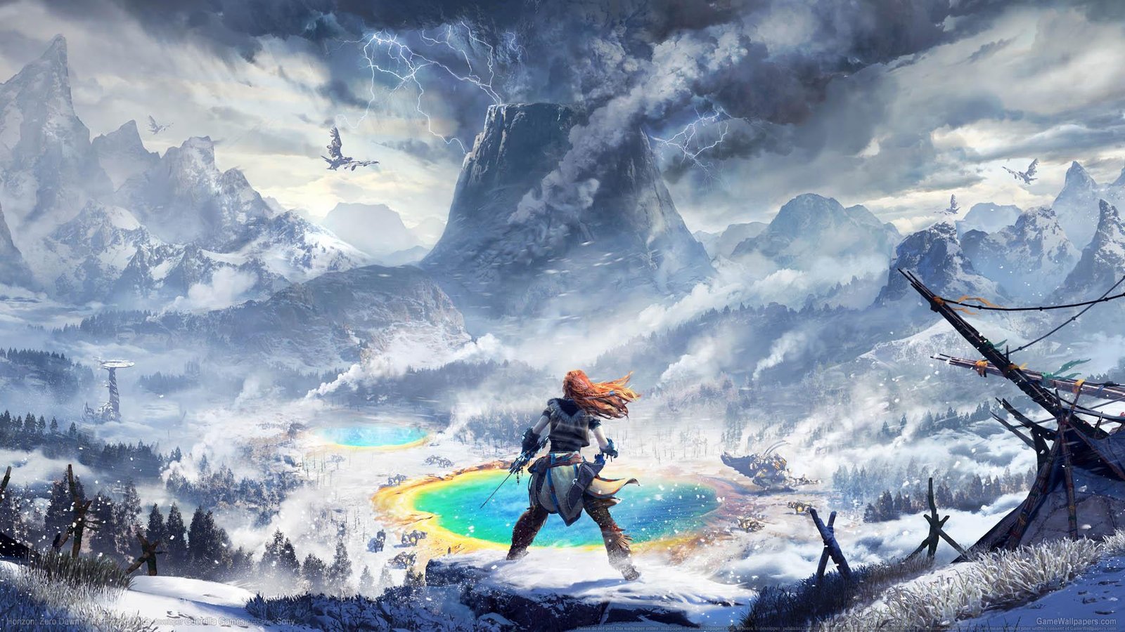 Portada de Horizon Zero Dawn: The Frozen Wilds