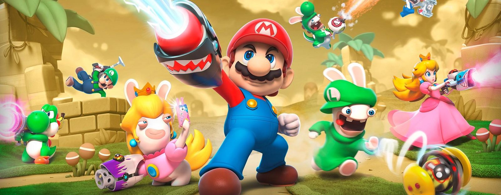 Portada de Mario + Rabbids Kingdom Battle Gold Edition