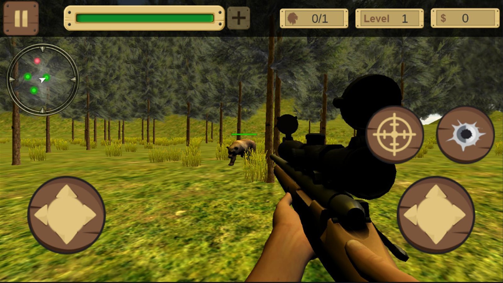 Portada de Lion Hunting in Jungle