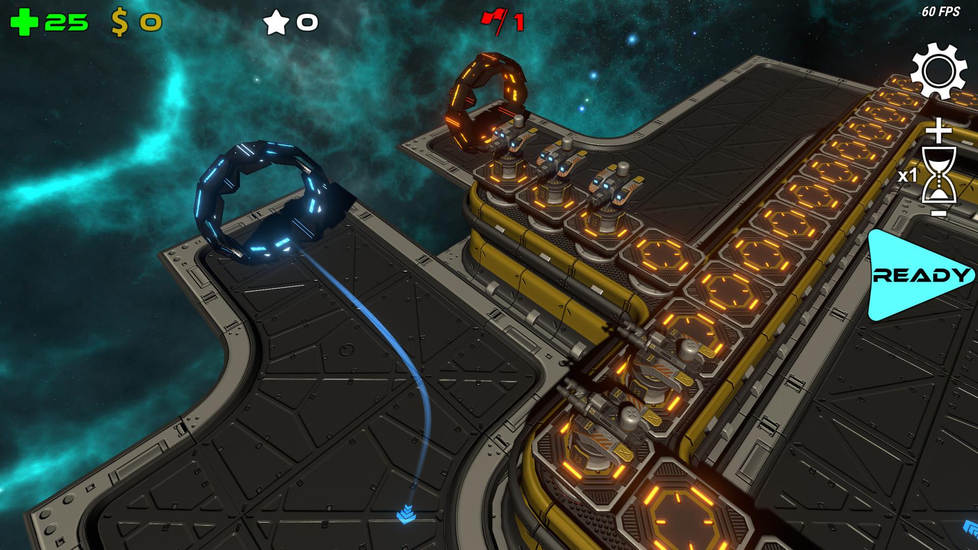 Portada de Space Panic Defense