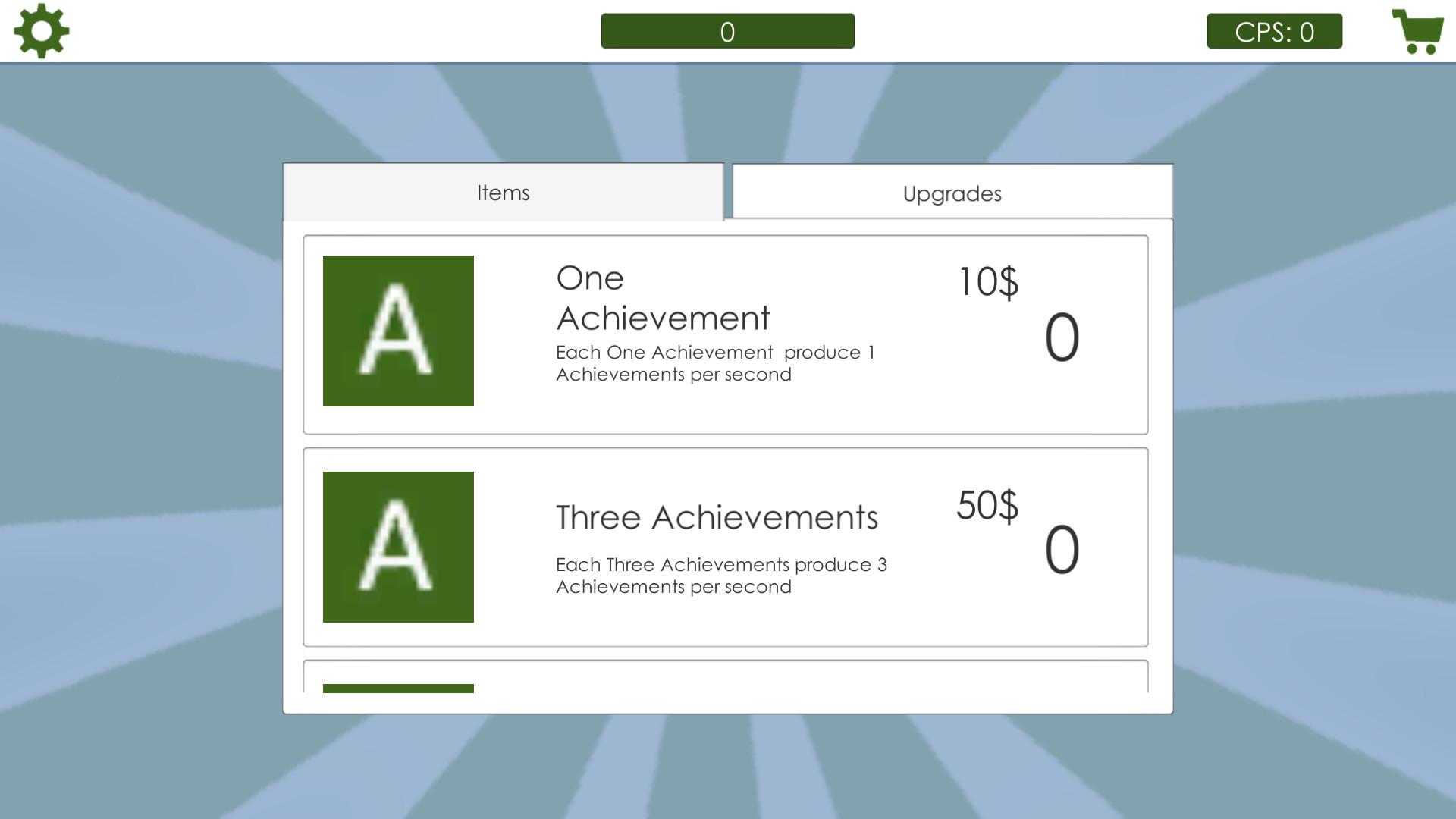 Portada de Achievement Clicker