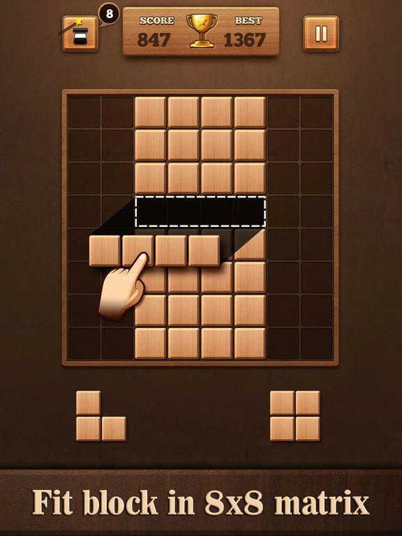 Portada de Fill Wooden Block Puzzle 8x8