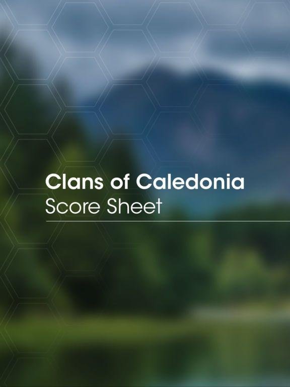 Portada de CoC Score Sheet