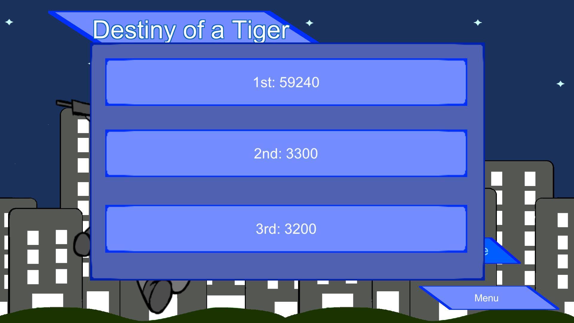 Portada de Destiny of a Tiger