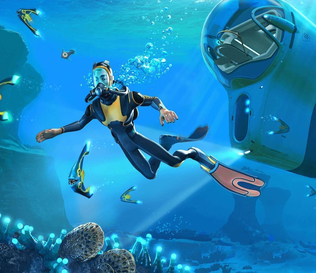 Portada de Subnautica