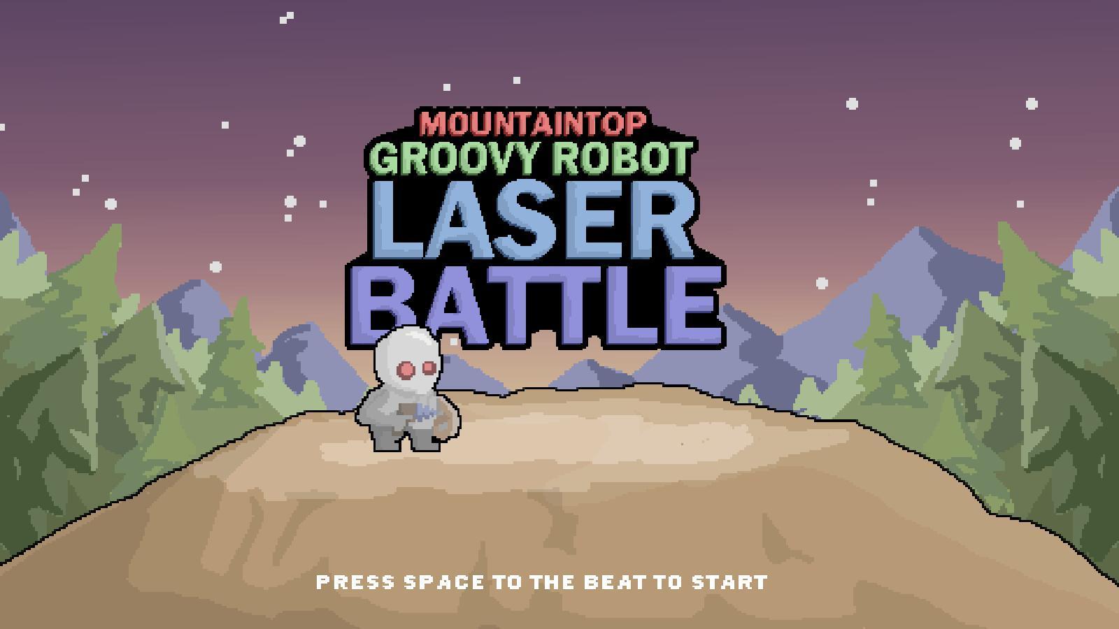 Portada de Mountaintop Groovy Robot Laser Battle