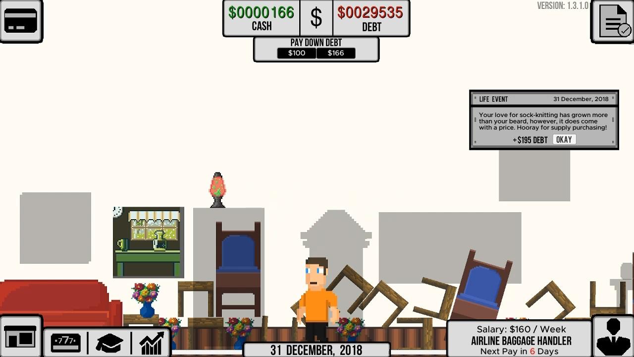 Portada de Life and Debt: A Real Life Simulator