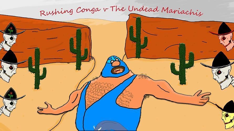 Portada de Rushing Conga V The Undead Mariachis