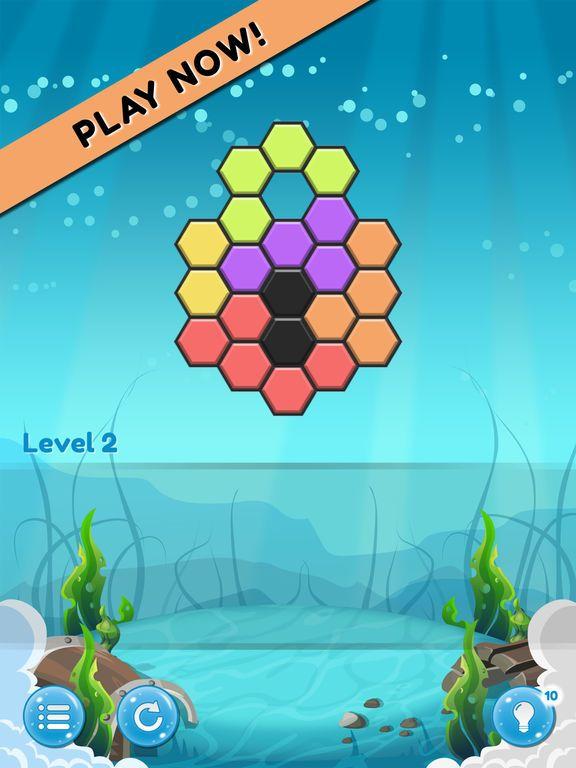 Portada de Block Merger - One Hexa Puzzle