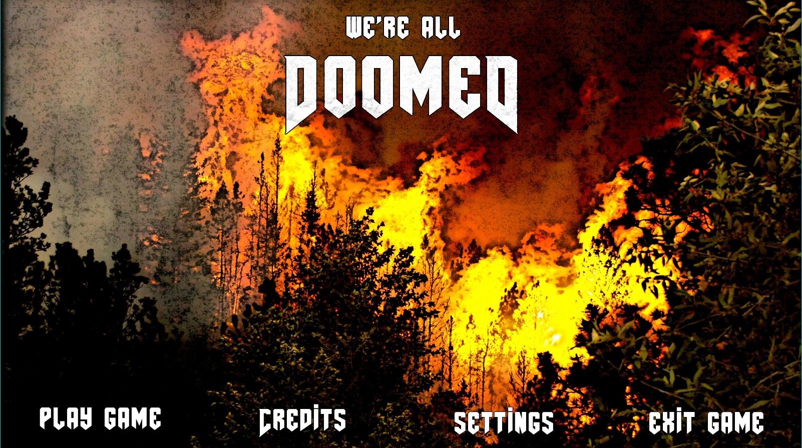 Portada de We're All Doomed
