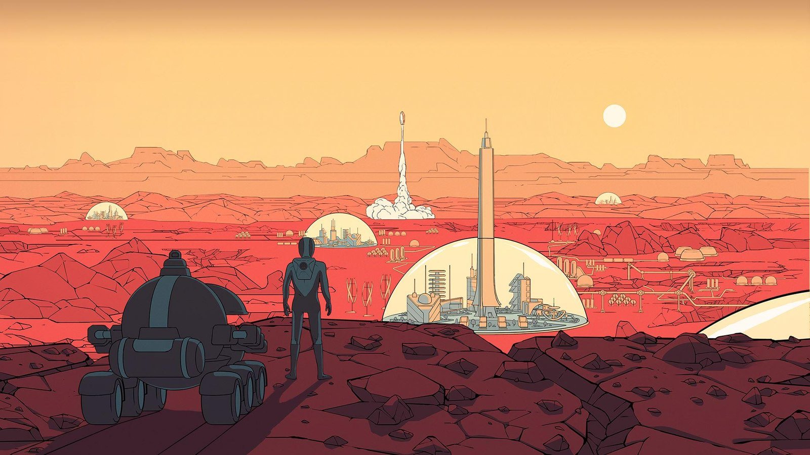 Portada de Surviving Mars