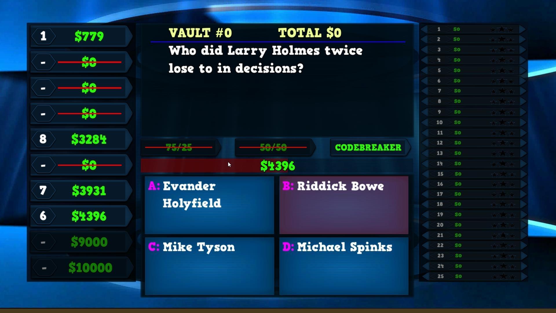 Portada de Trivia Vault: Boxing Trivia